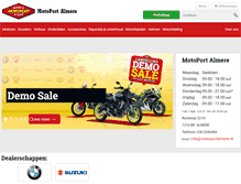 Tablet Screenshot of motoportalmere.nl